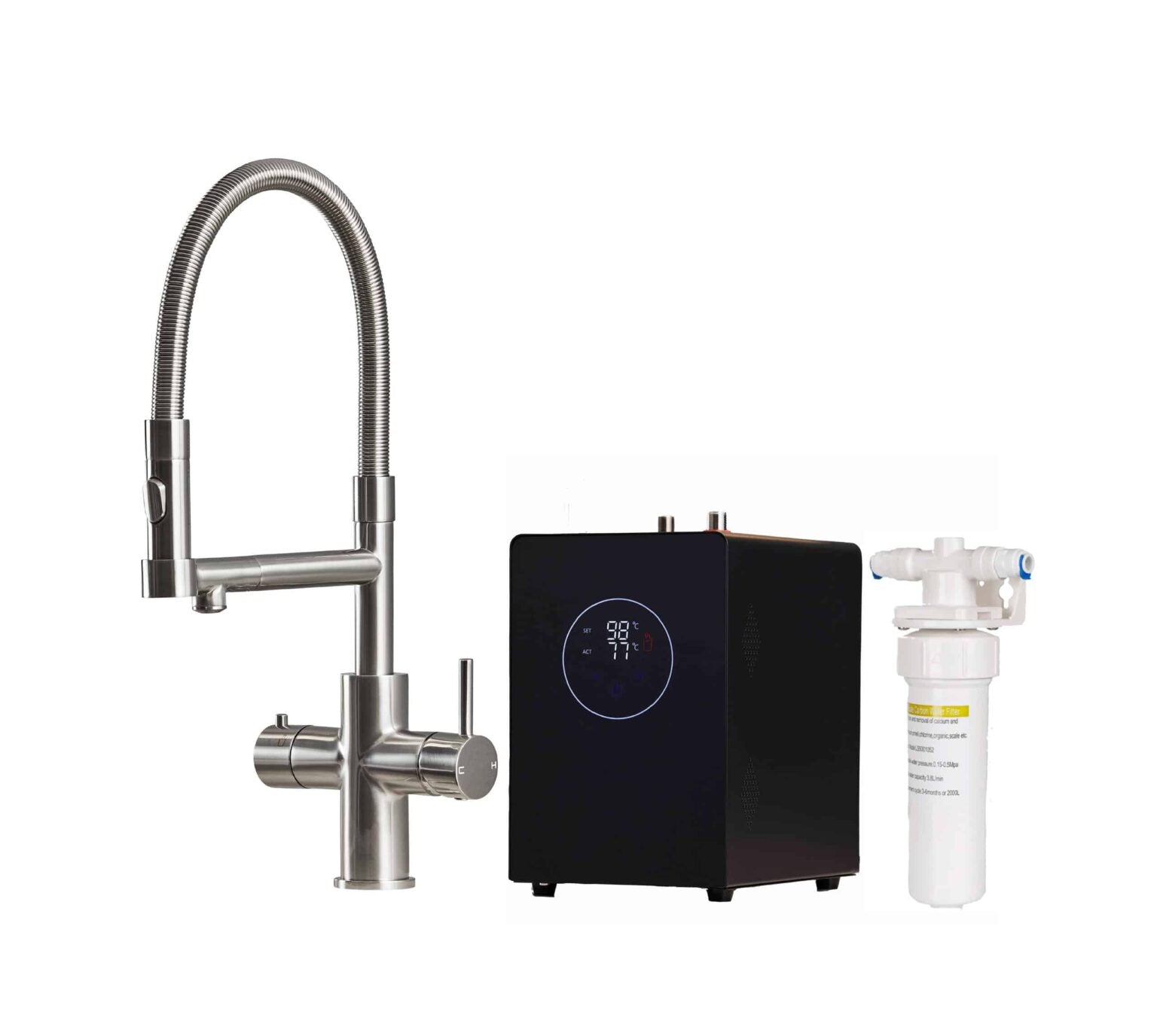 Arcflow Pro 3-in-1 Brushed Nickel