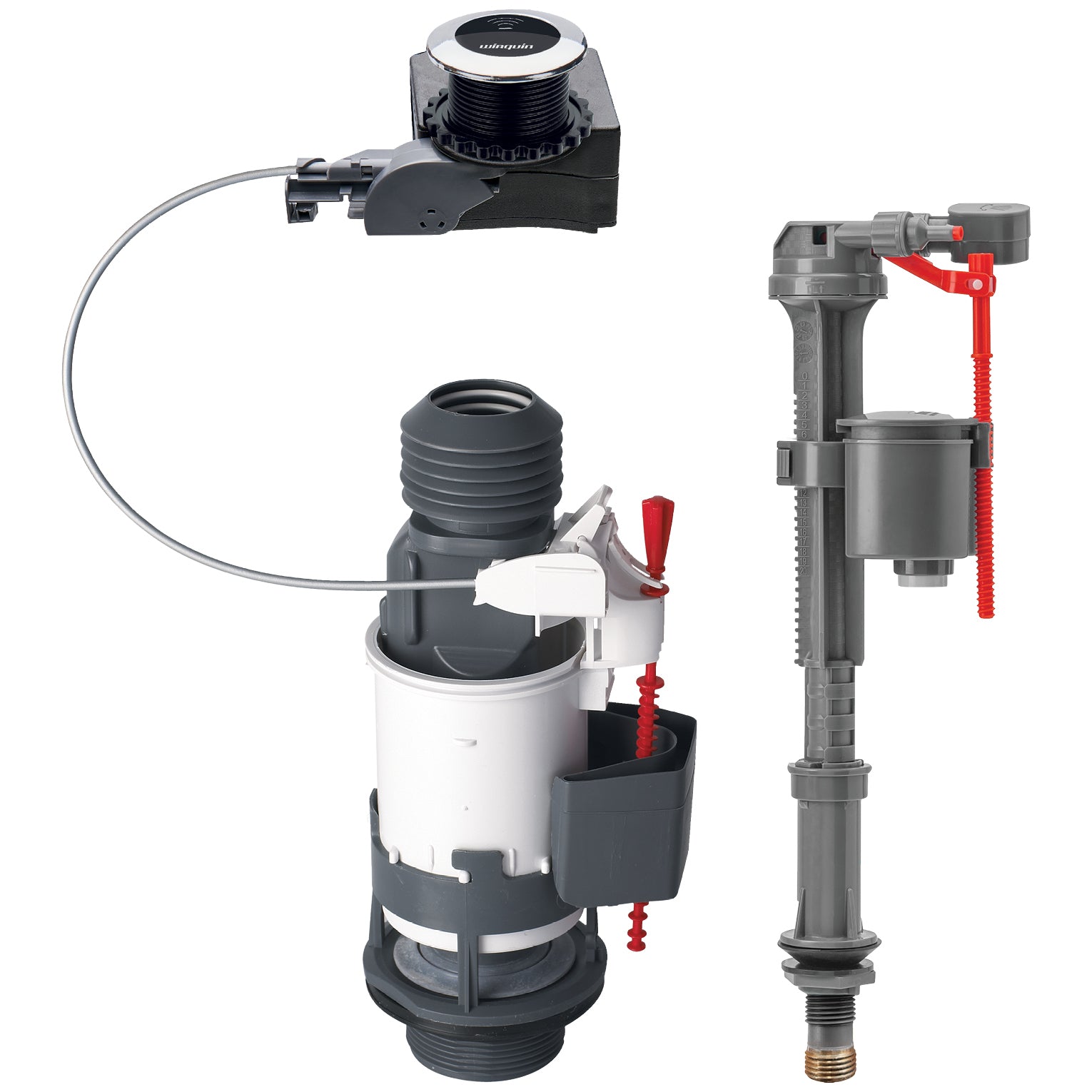 Wirquin Touchless Universal Bottom Entry Fittings Kit