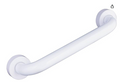 Bathtub Rail High Grade Steel Polished White