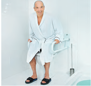 Ridder Toilet Accessibility Rail 76cm in White