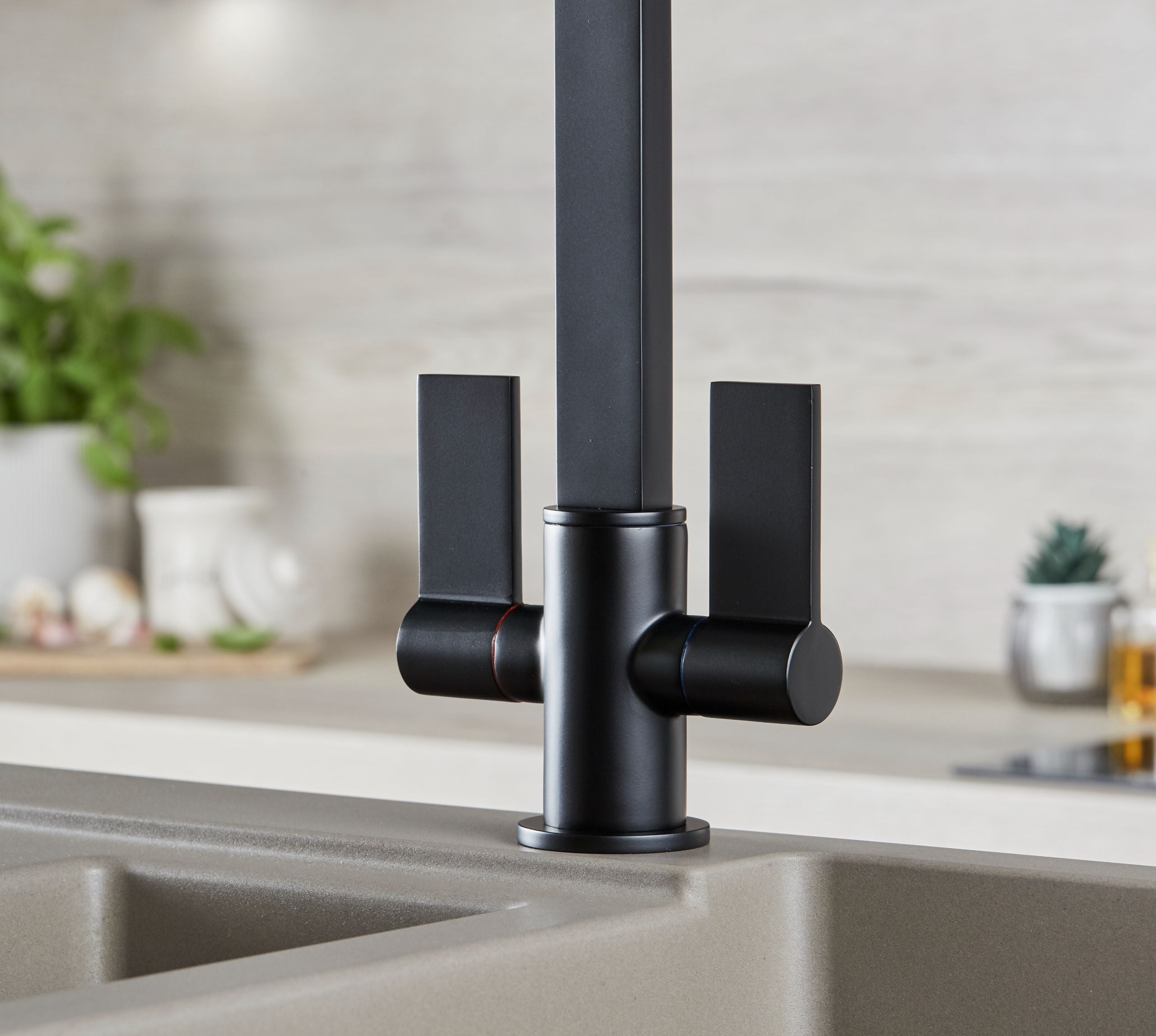 Selvedge Kitchen Tap Matt Black