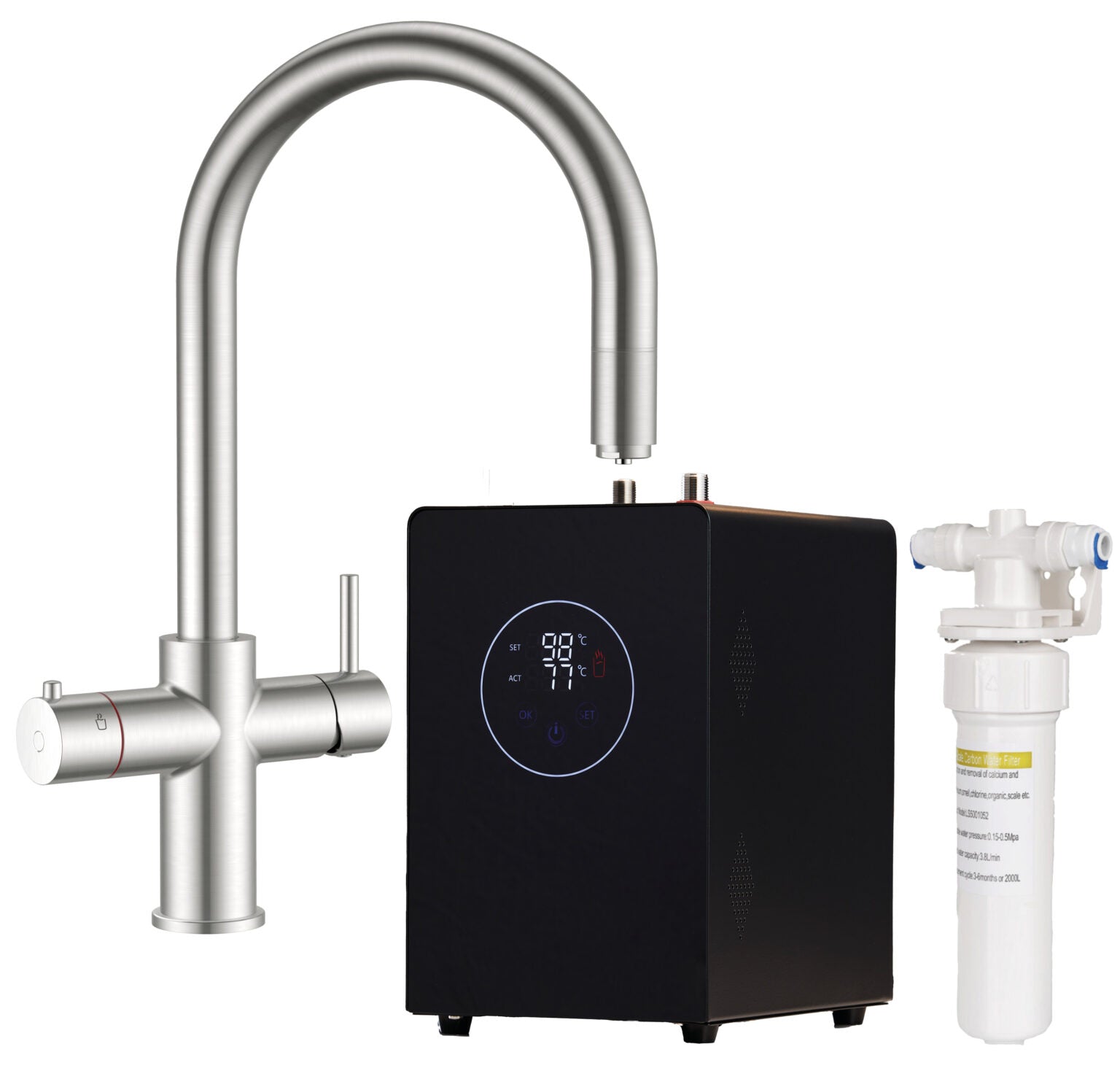 Astrum 3-in-1 Brushed Nickel