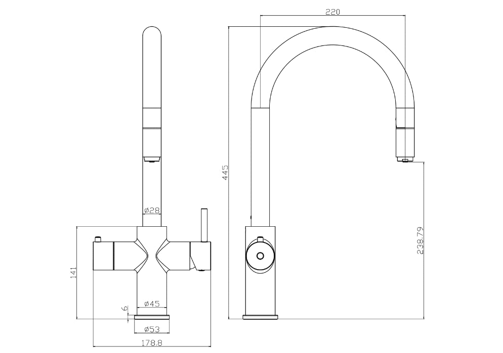 Astrum 3-in-1 Matt Black