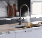 Helena Swan Neck 3-in-1 Boiling Tap Gun Metal