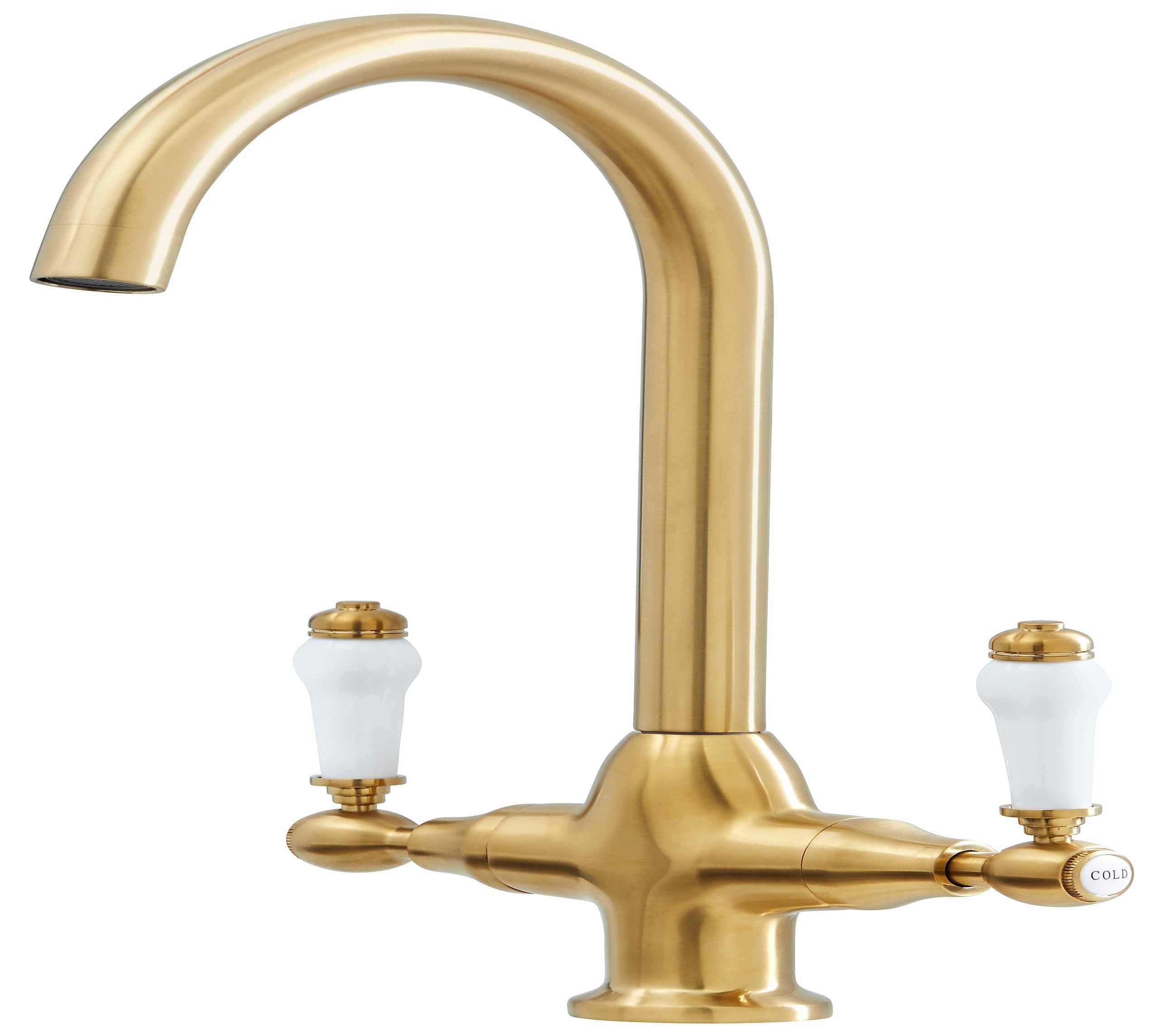 Abingdon Kitchen Tap Brushed Brass
