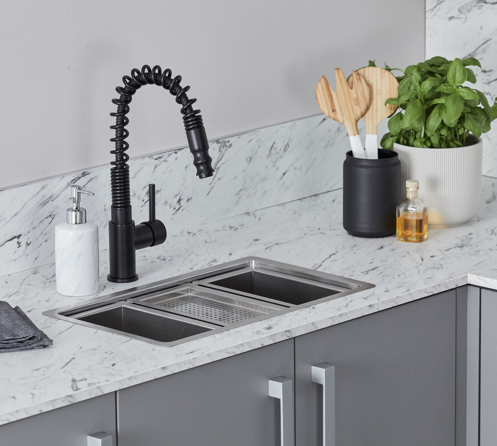 Charlotte Kitchen Tap Matt Black