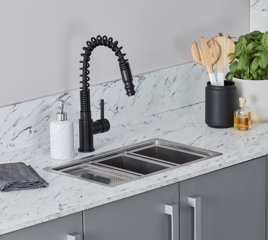Charlotte Kitchen Tap Matt Black