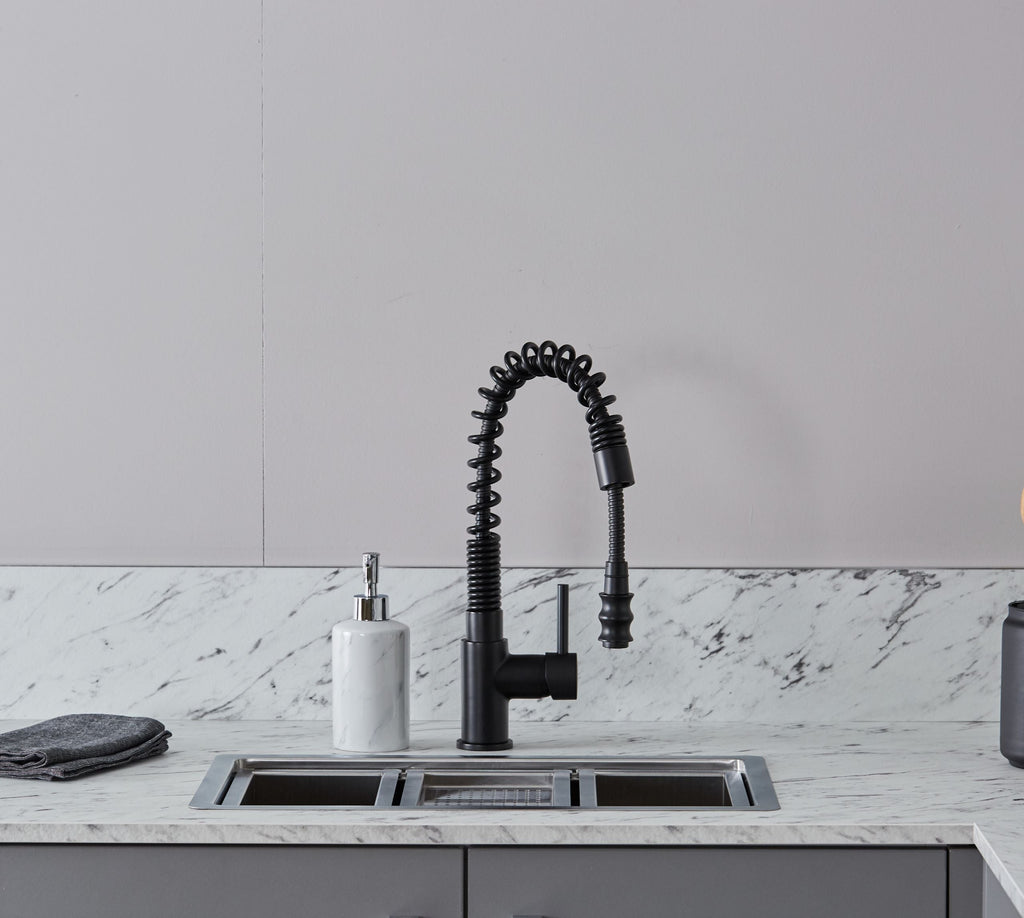 Charlotte Kitchen Tap Matt Black