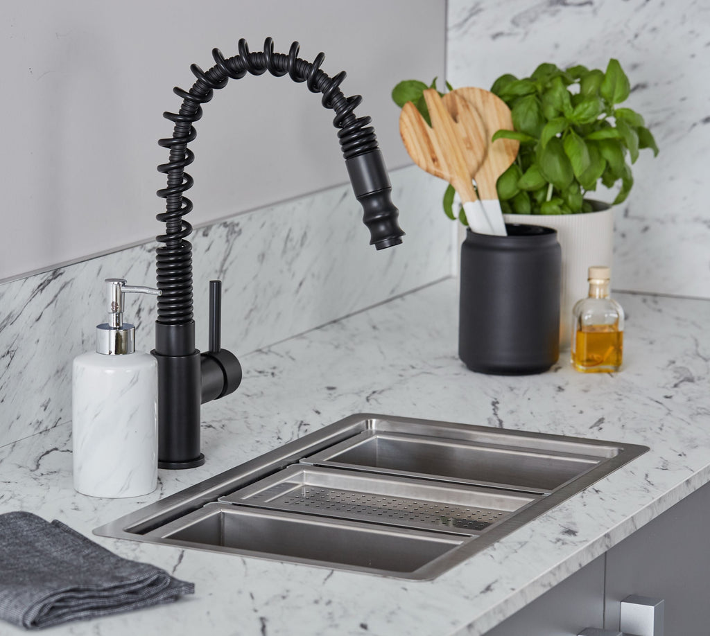 Charlotte Kitchen Tap Matt Black