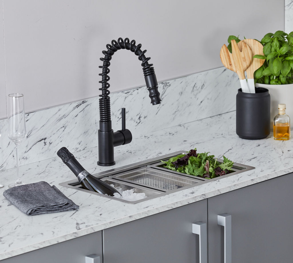 Charlotte Kitchen Tap Matt Black