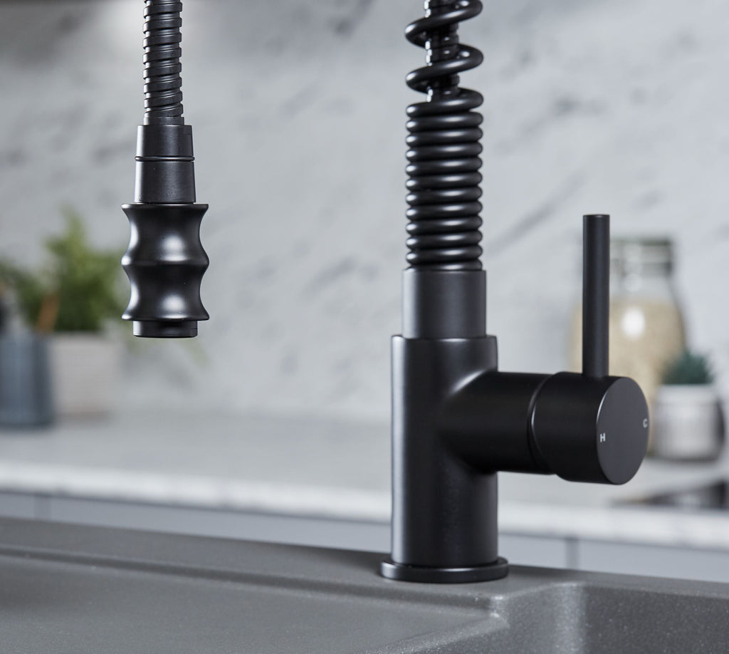 Charlotte Kitchen Tap Matt Black