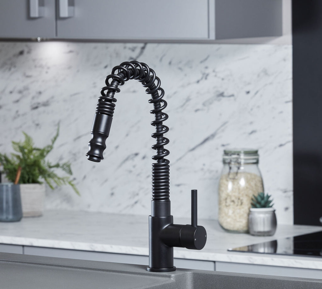 Charlotte Kitchen Tap Matt Black