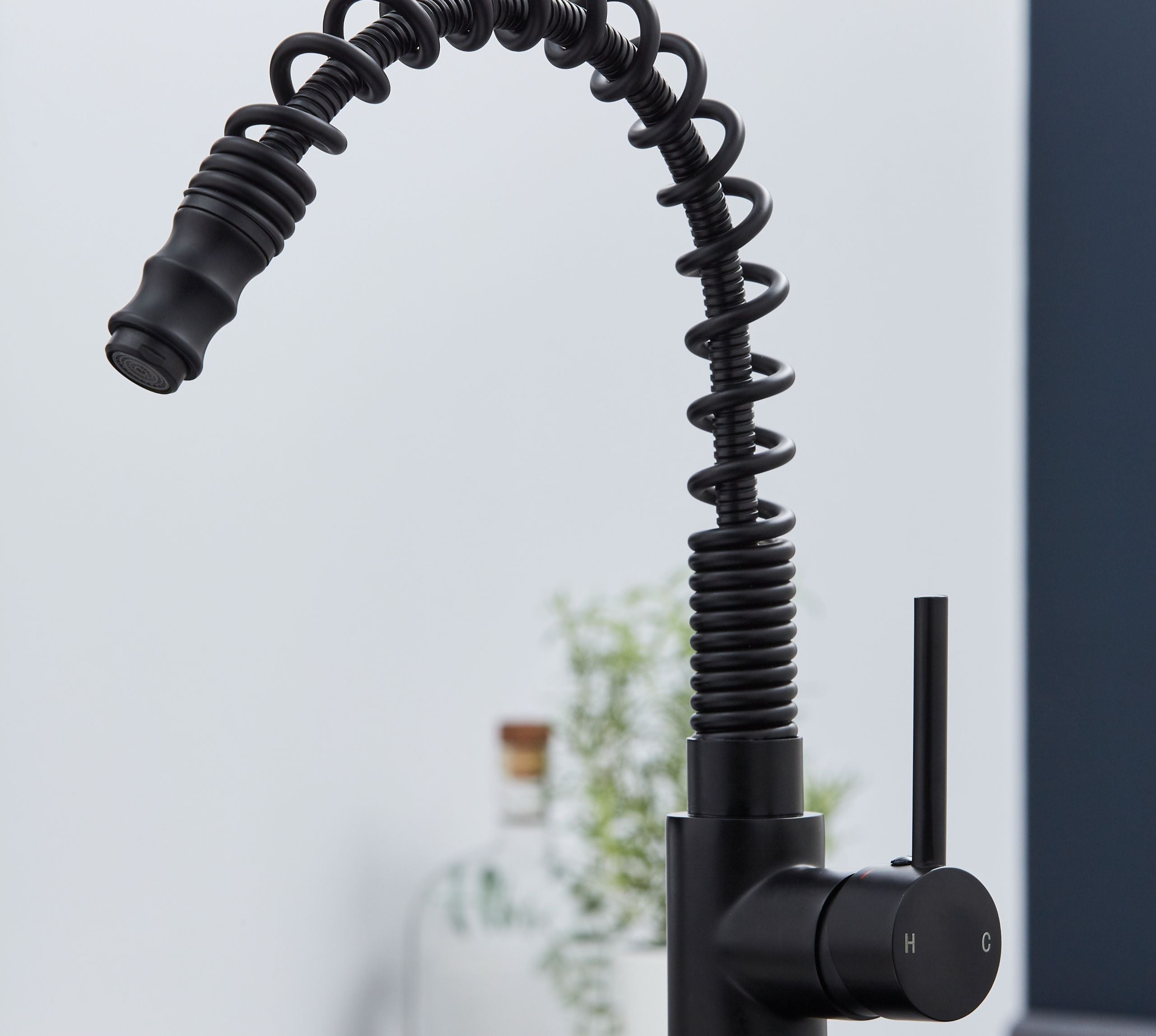 Charlotte Kitchen Tap Matt Black