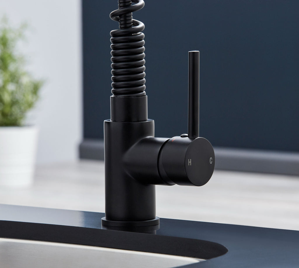 Charlotte Kitchen Tap Matt Black
