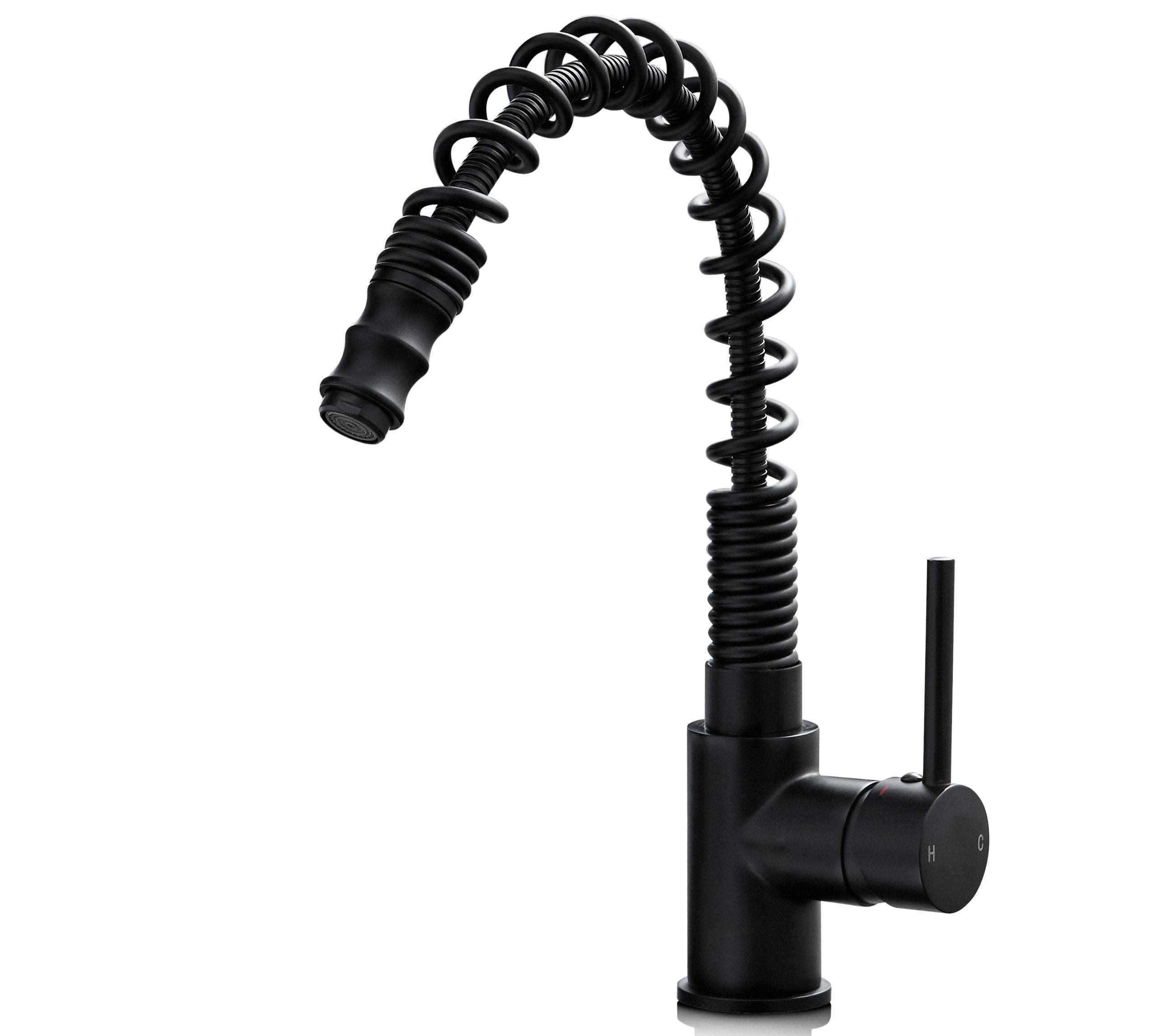 Charlotte Kitchen Tap Matt Black