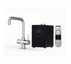 Quanta Chilled D-Shape 4-in-1 Boiling Tap Brushed Nickel