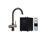 Quanta Chilled Swan 4-in-1 Boiling Tap Gunmetal
