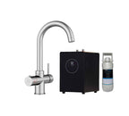 Quanta Chilled Swan 4-in-1 Boiling Tap Brushed Nickel