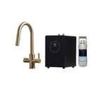 Platinum 4-in-1 Pull-Out: Swan Neck - Brushed Gold