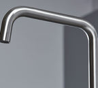 Geardine D Shape Kitchen Tap Brushed Nickel