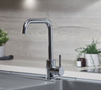 Geardine D Shape Kitchen Tap Chrome