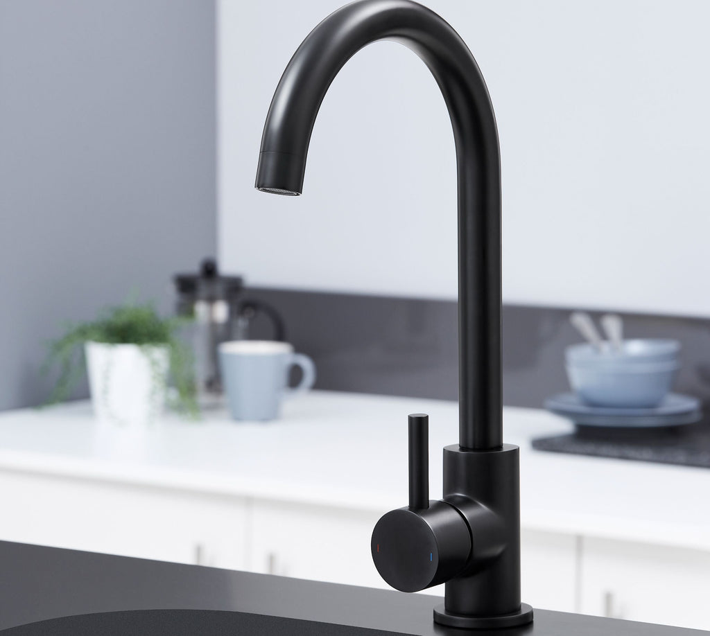 Geardine Kitchen Tap Matt Black