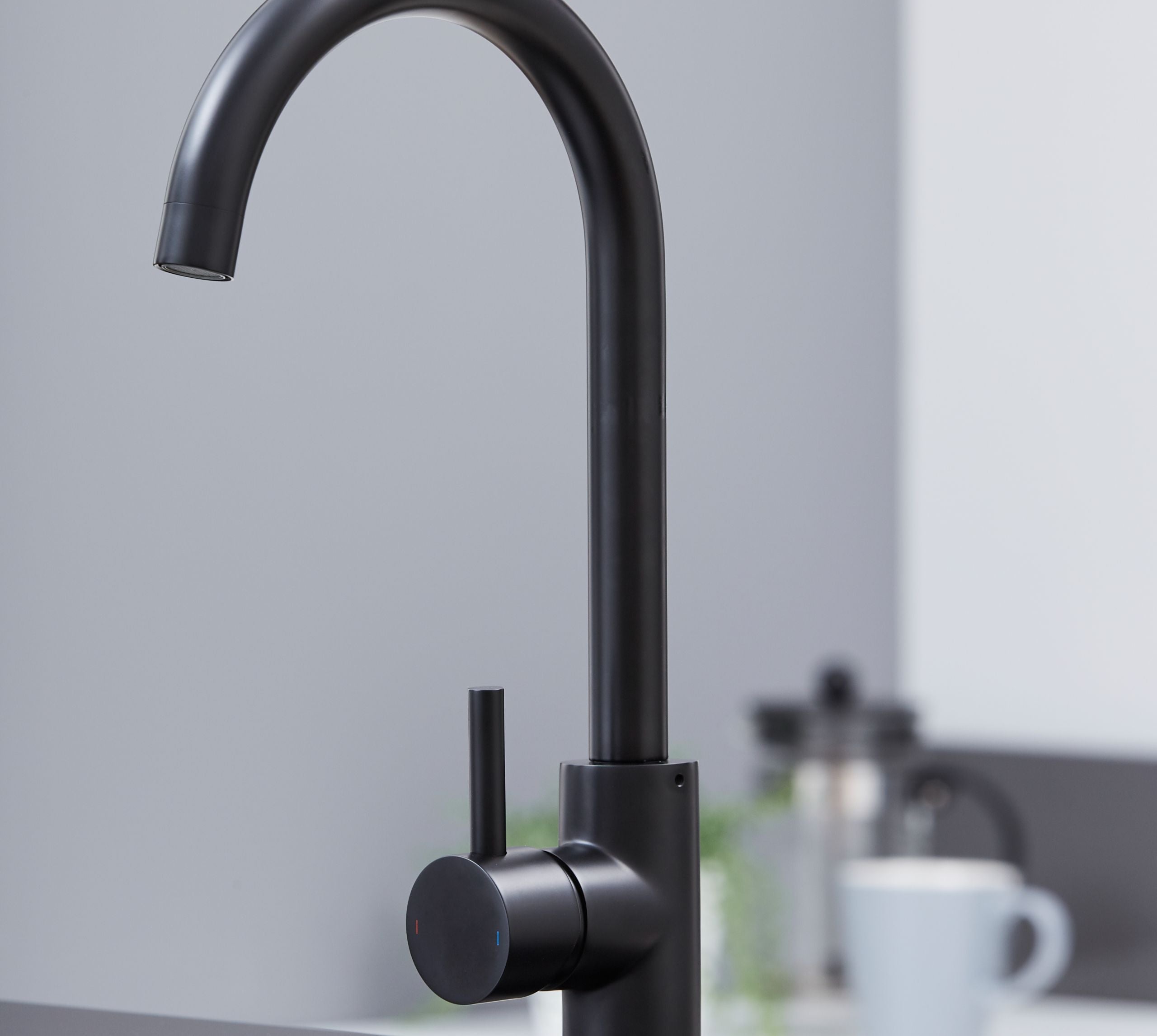 Geardine Kitchen Tap Matt Black