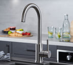 Geardine Kitchen Tap Brushed Nickel