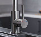 Geardine Kitchen Tap Brushed Nickel