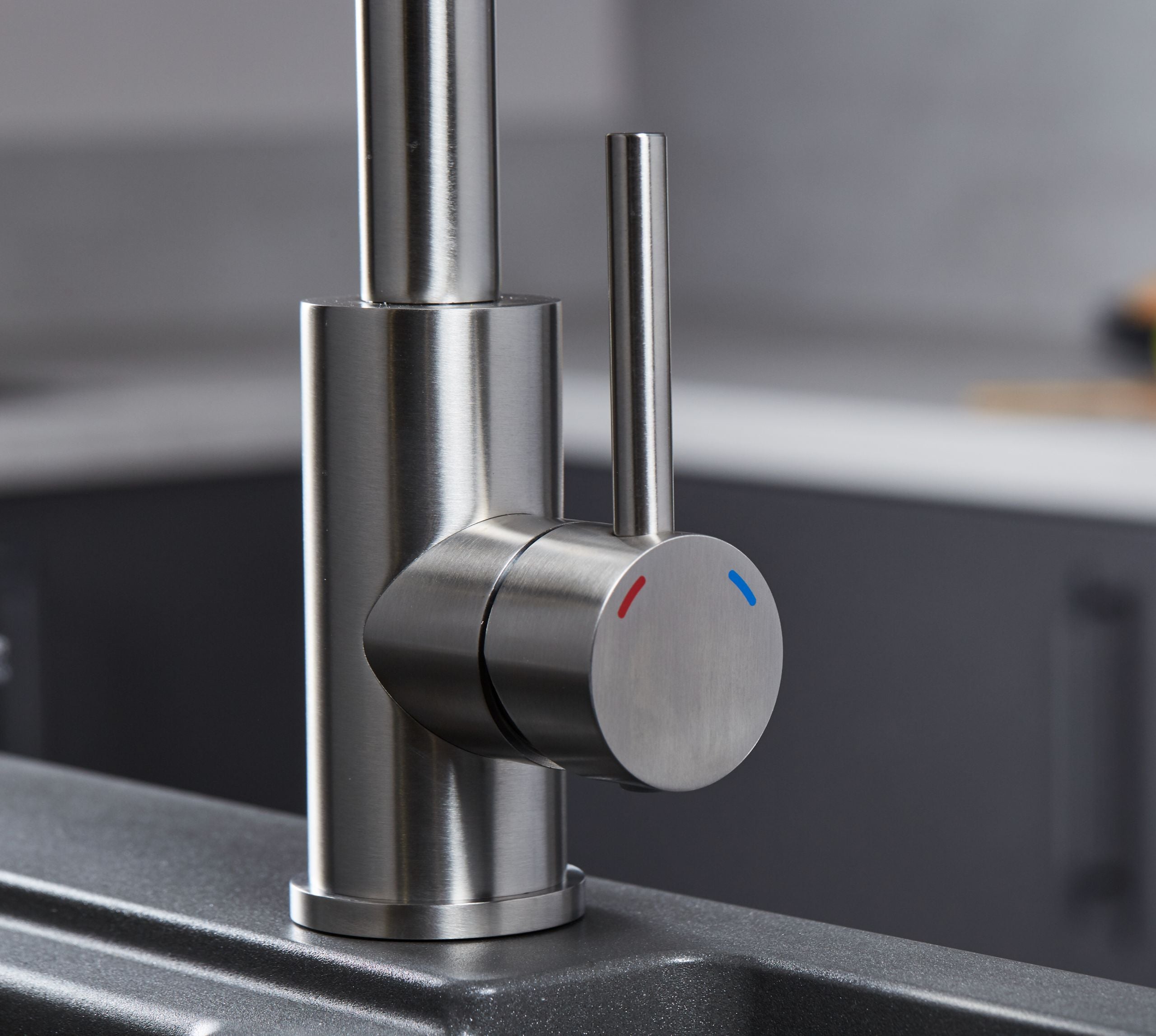 Geardine Kitchen Tap Brushed Nickel