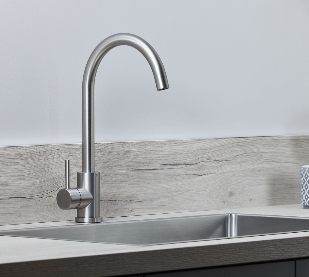 Geardine Kitchen Tap Brushed Nickel
