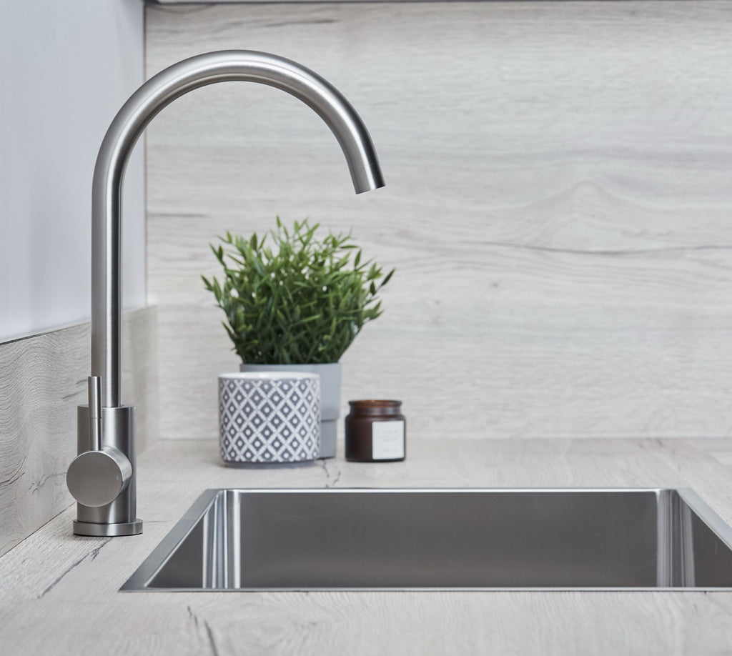 Geardine Kitchen Tap Brushed Nickel