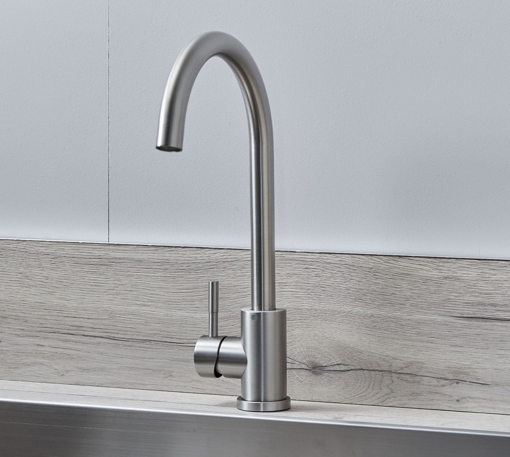 Geardine Kitchen Tap Brushed Nickel