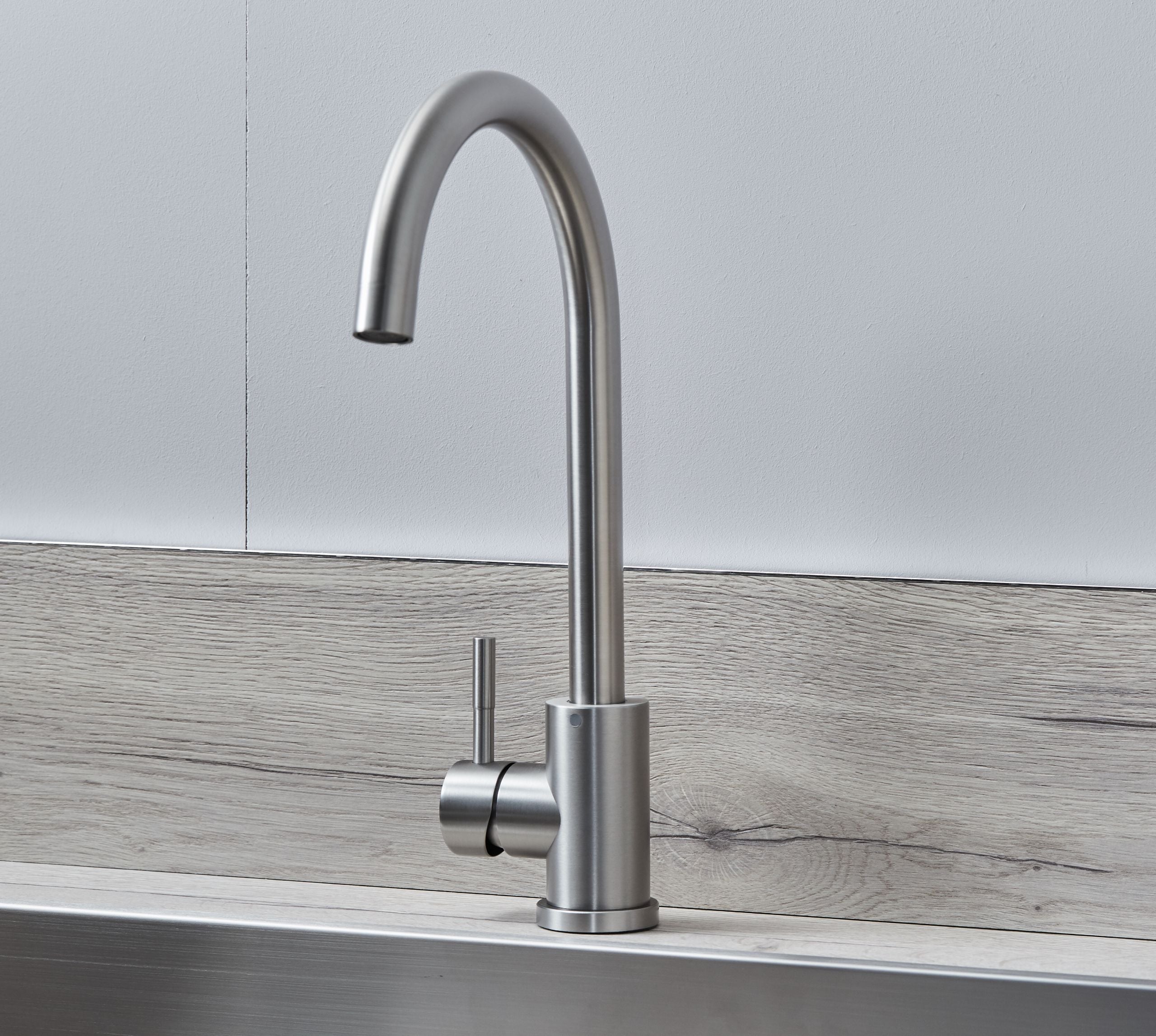 Geardine Kitchen Tap Brushed Nickel