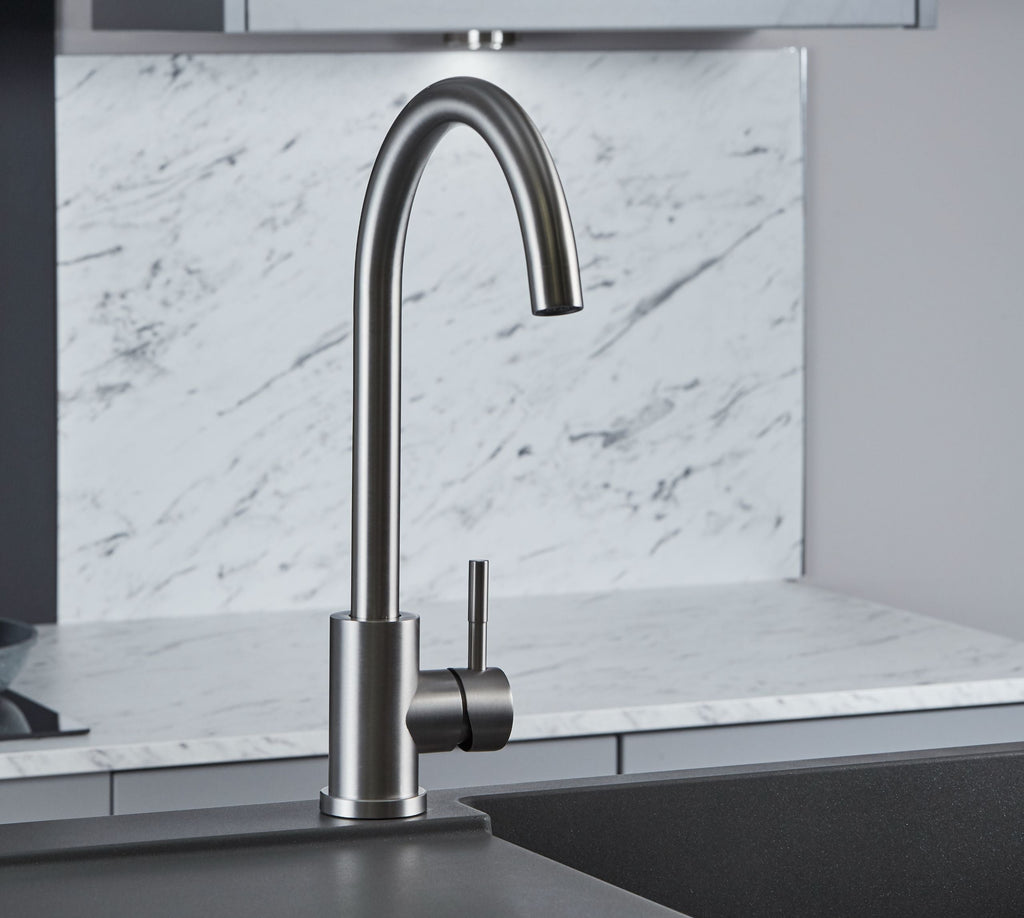 Geardine Kitchen Tap Brushed Nickel
