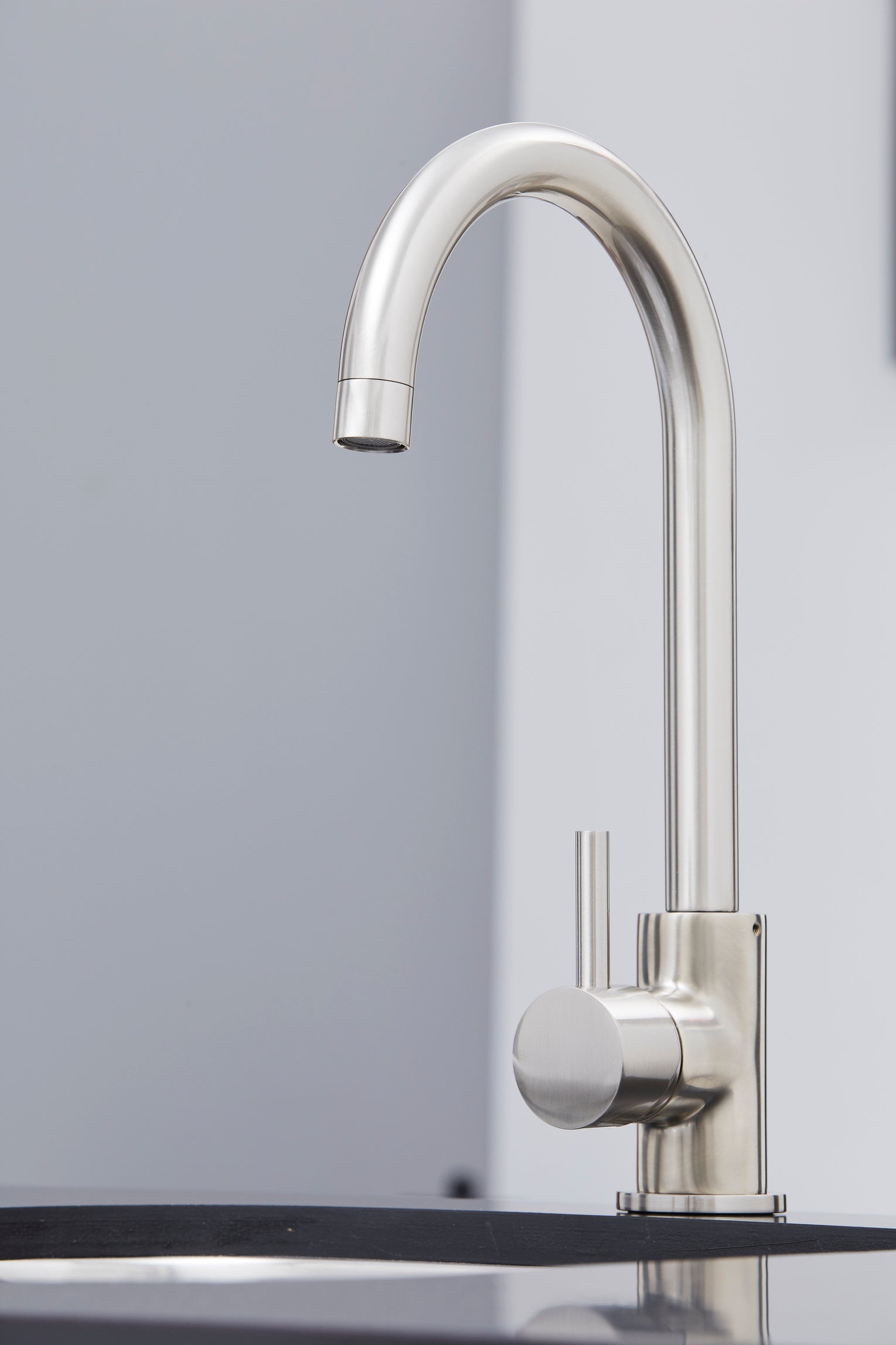 Geardine Kitchen Tap Brushed Nickel