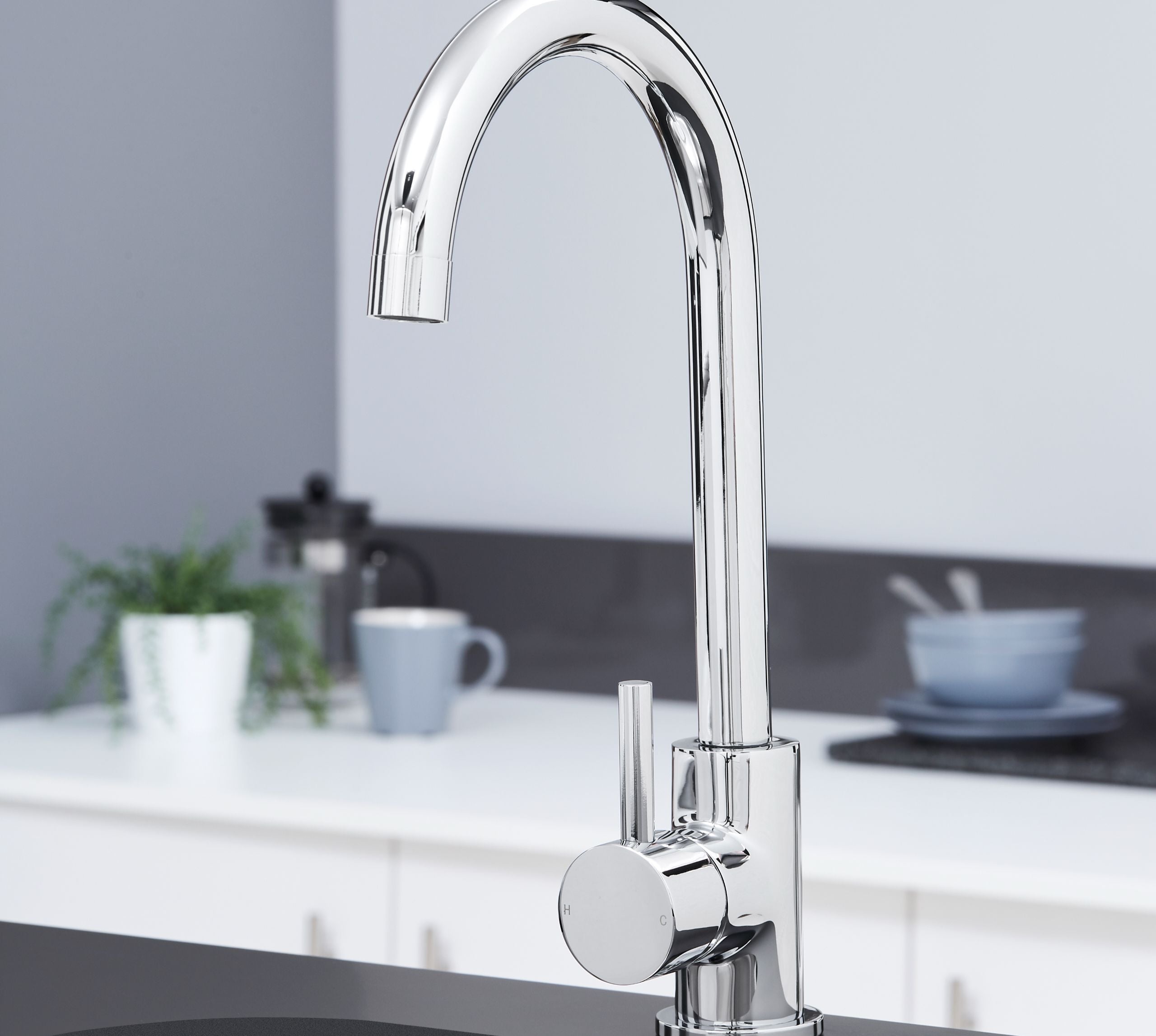 Geardine Kitchen Tap Chrome