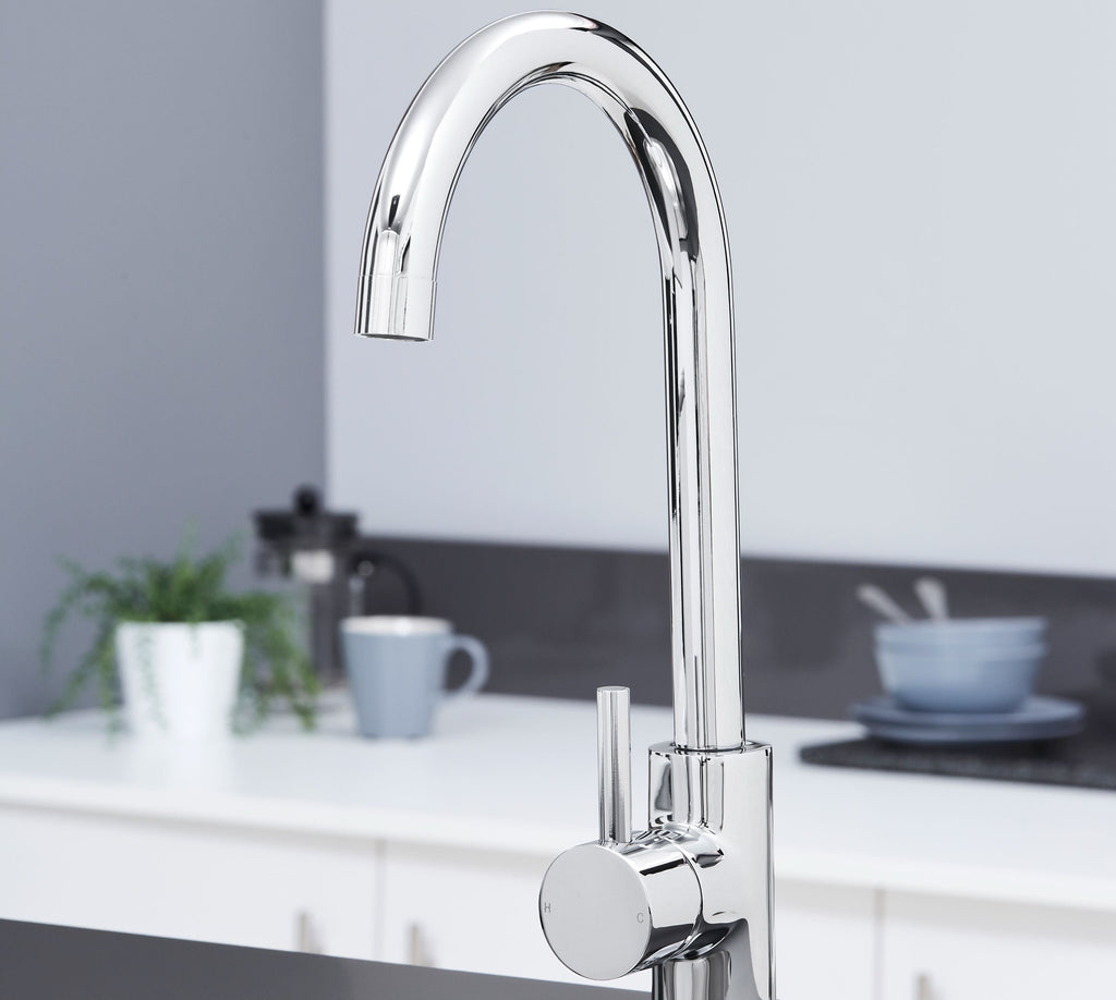Geardine Kitchen Tap Chrome