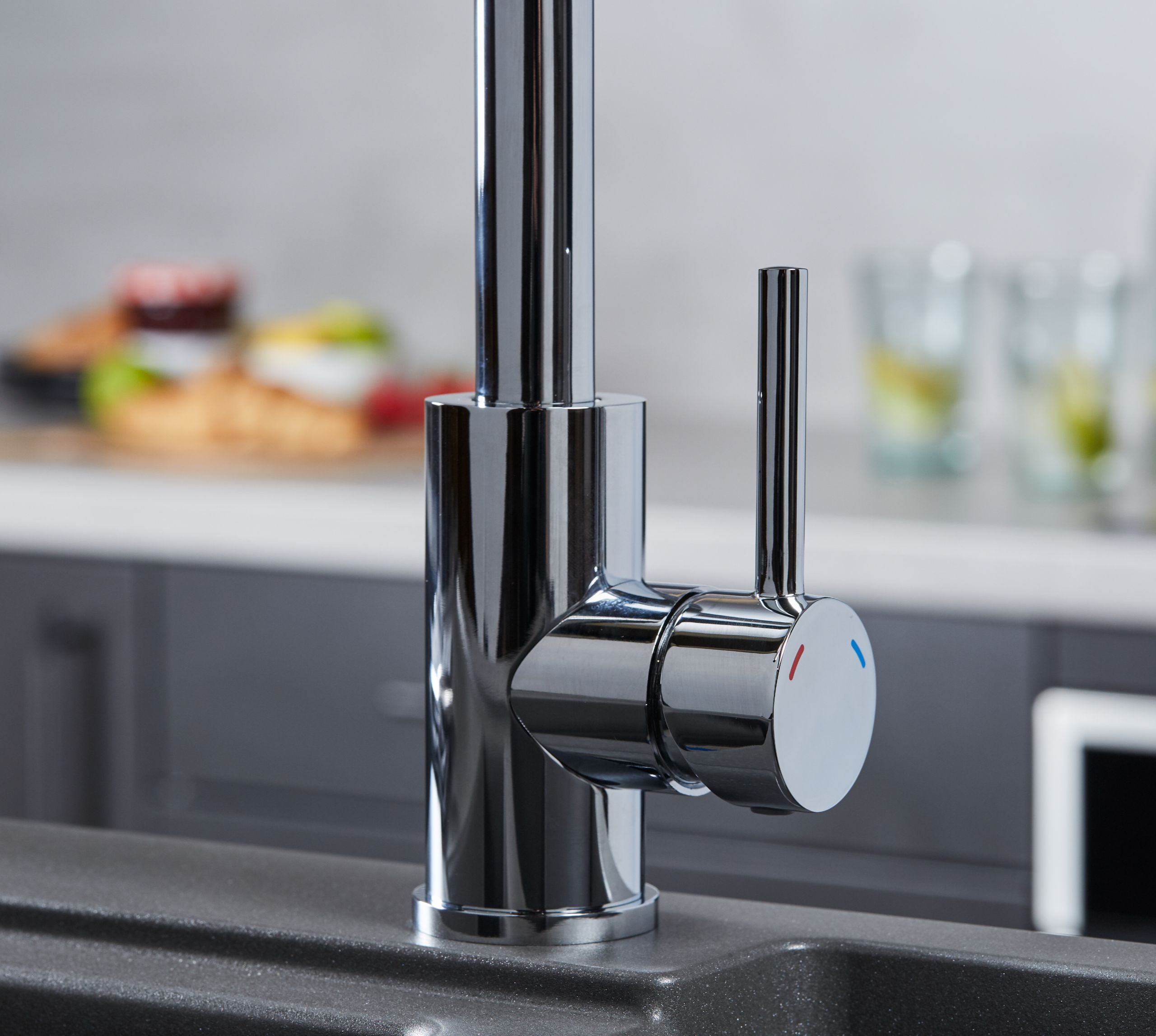 Geardine Kitchen Tap Chrome