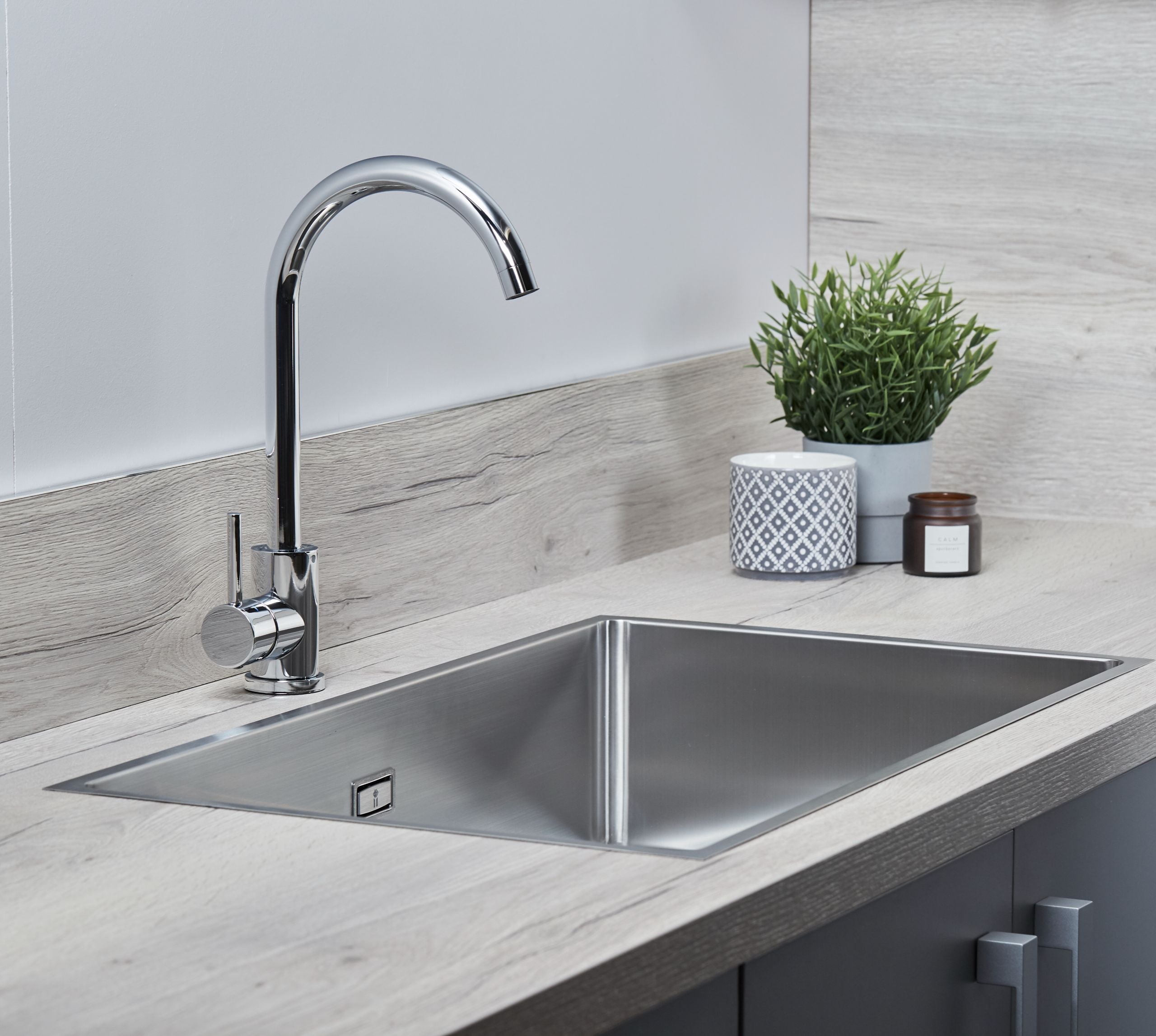 Geardine Kitchen Tap Chrome