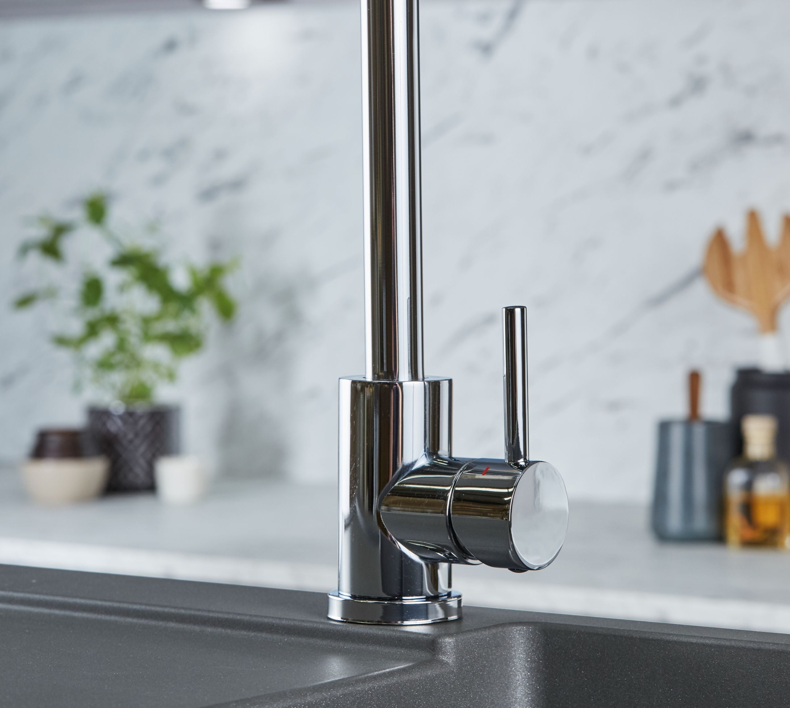 Geardine Kitchen Tap Chrome