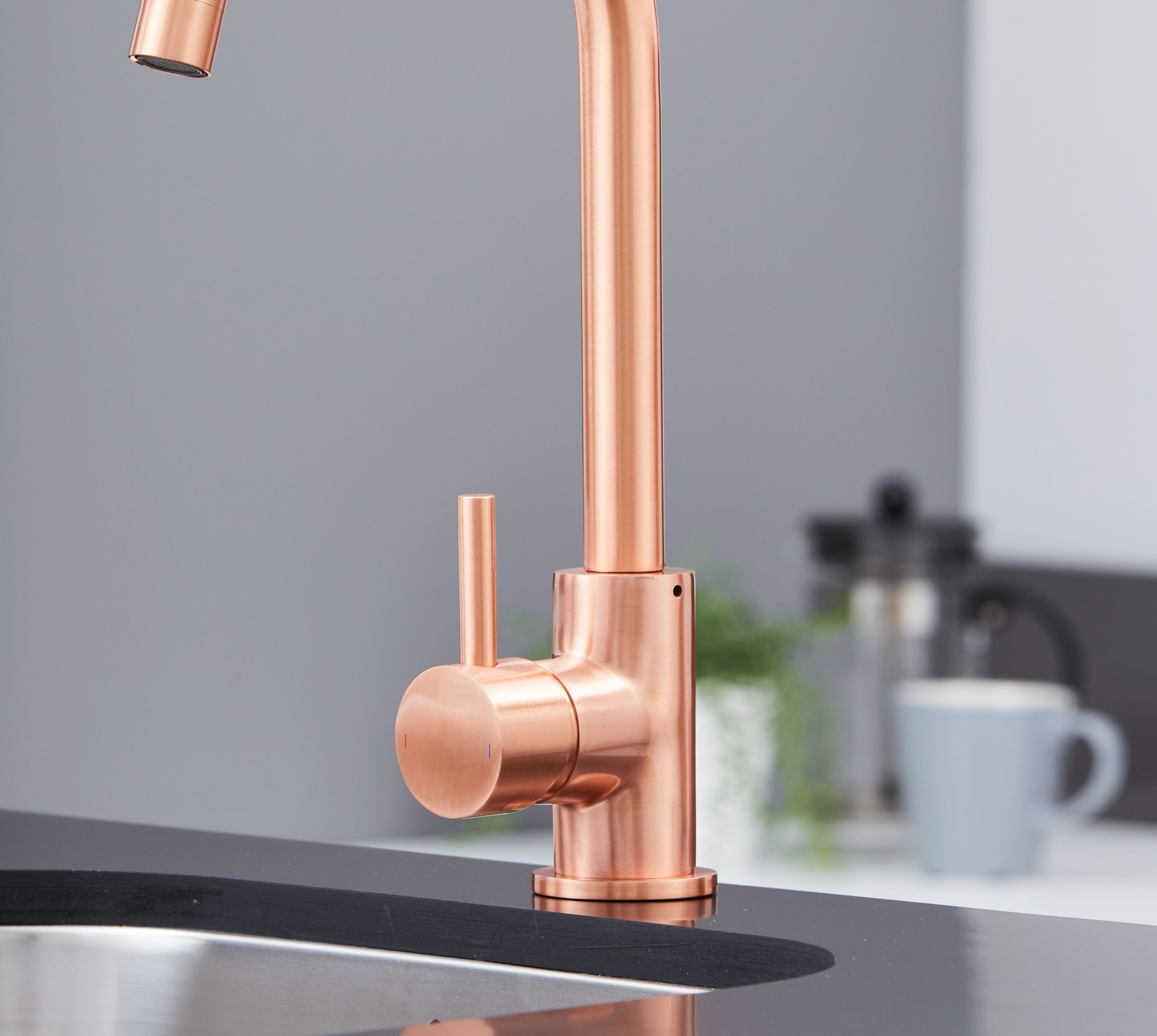 Geardine Kitchen Tap Copper