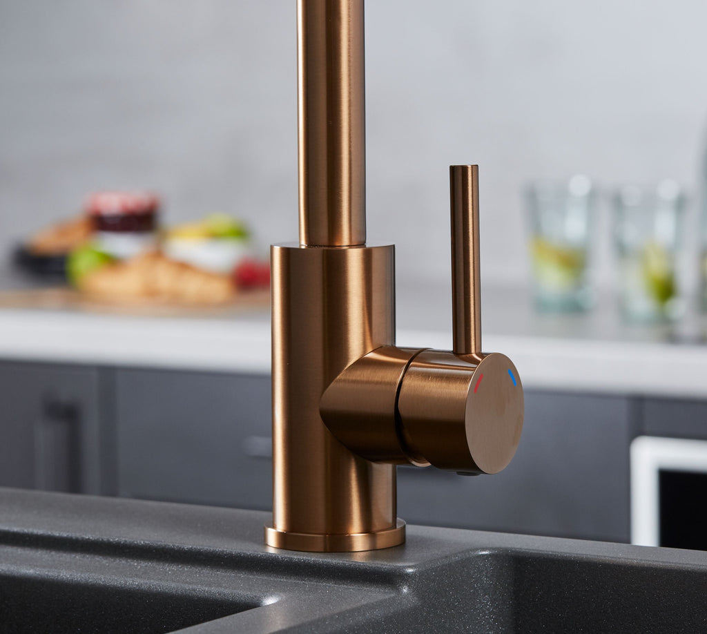 Geardine Kitchen Tap Copper