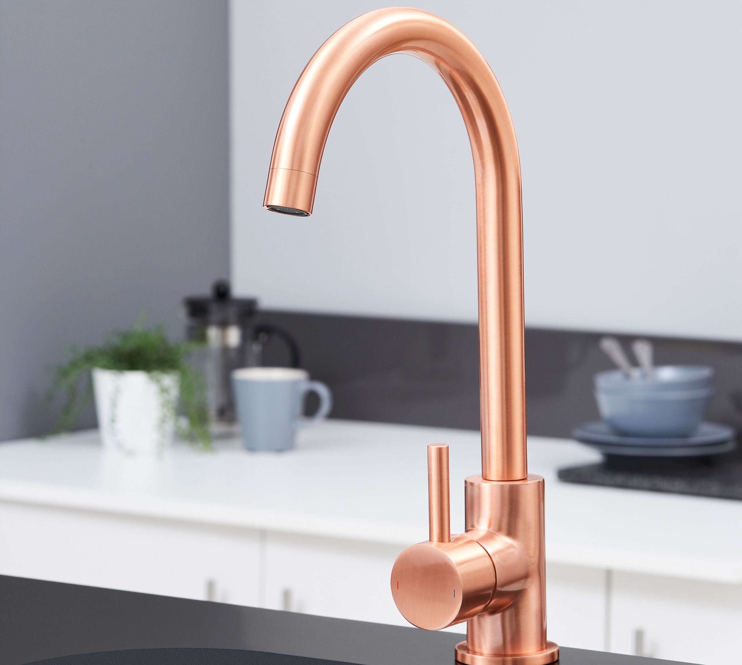 Geardine Kitchen Tap Copper