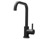 Geardine D Shape Kitchen Tap Matt Black