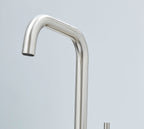 Geardine D Shape Kitchen Tap Brushed Nickel