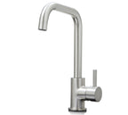 Geardine D Shape Kitchen Tap Brushed Nickel