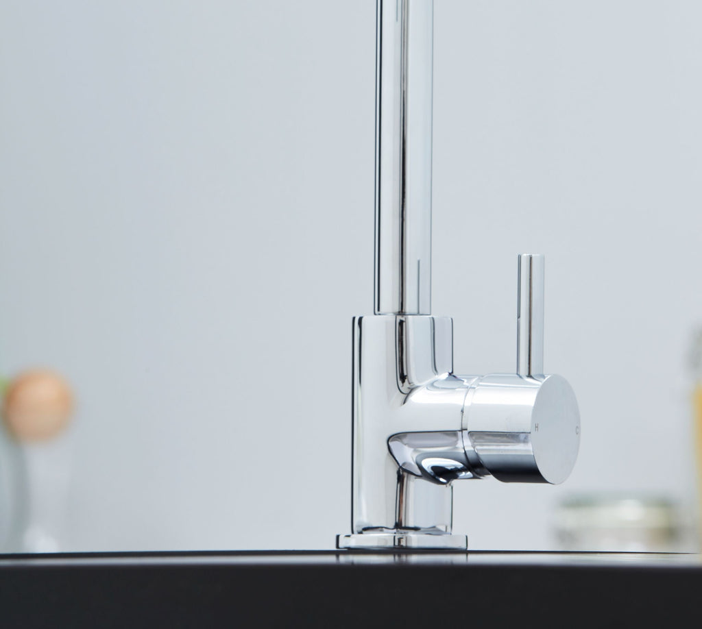 Geardine D Shape Kitchen Tap Chrome