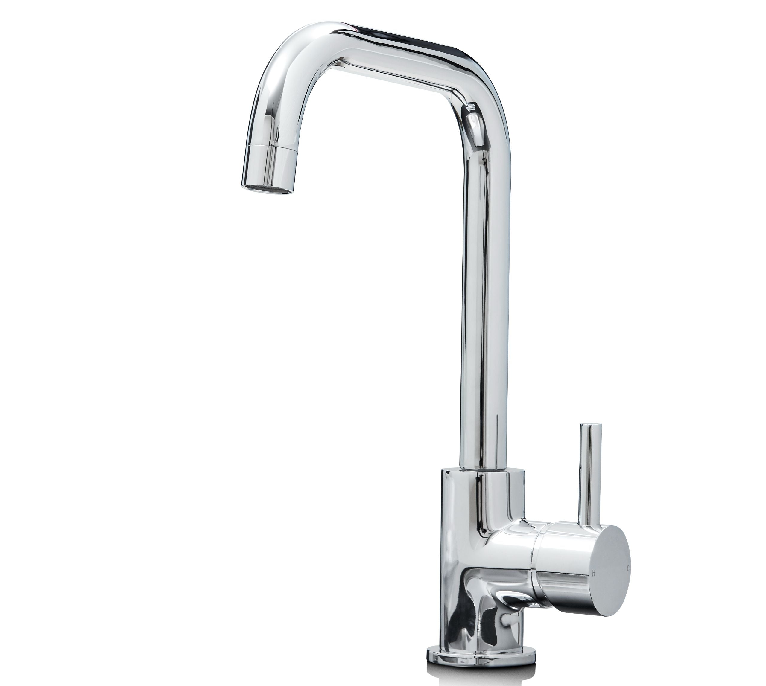 Geardine D Shape Kitchen Tap Chrome