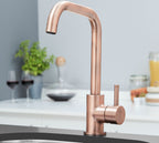 Geardine D Shape Kitchen Tap Copper